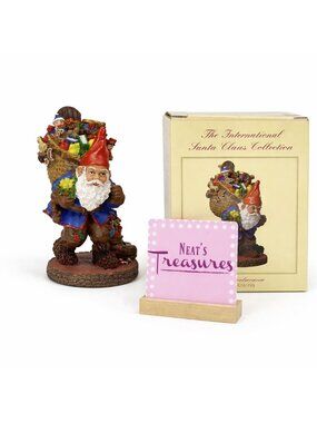 The International Santa Claus Collection Handcrafted Jouluvana Estonia Figurine